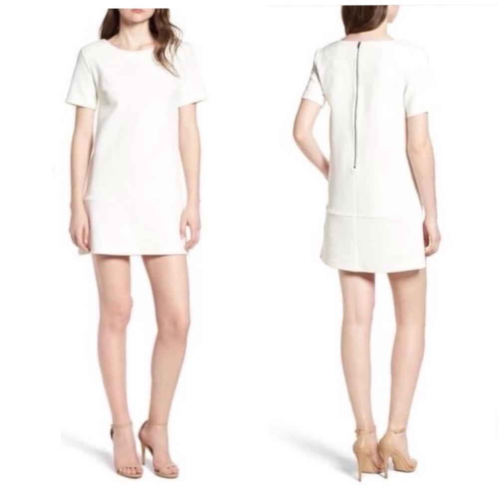 Bishop + Young Ivy off white shift dress S